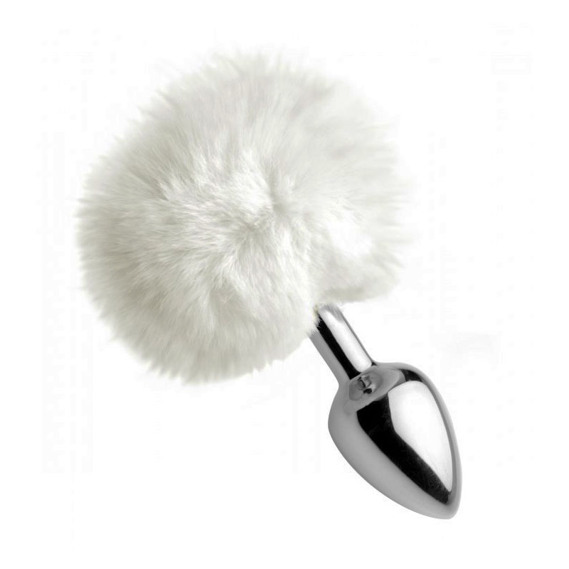 COLA DE CONEJO CON PLUG METALICO TALLA "S"