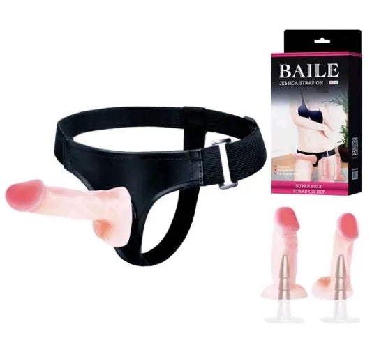 ARNÉS SUSPENSOR CON DILDO INTERCAMBIABLE. BAILE - BW-022034