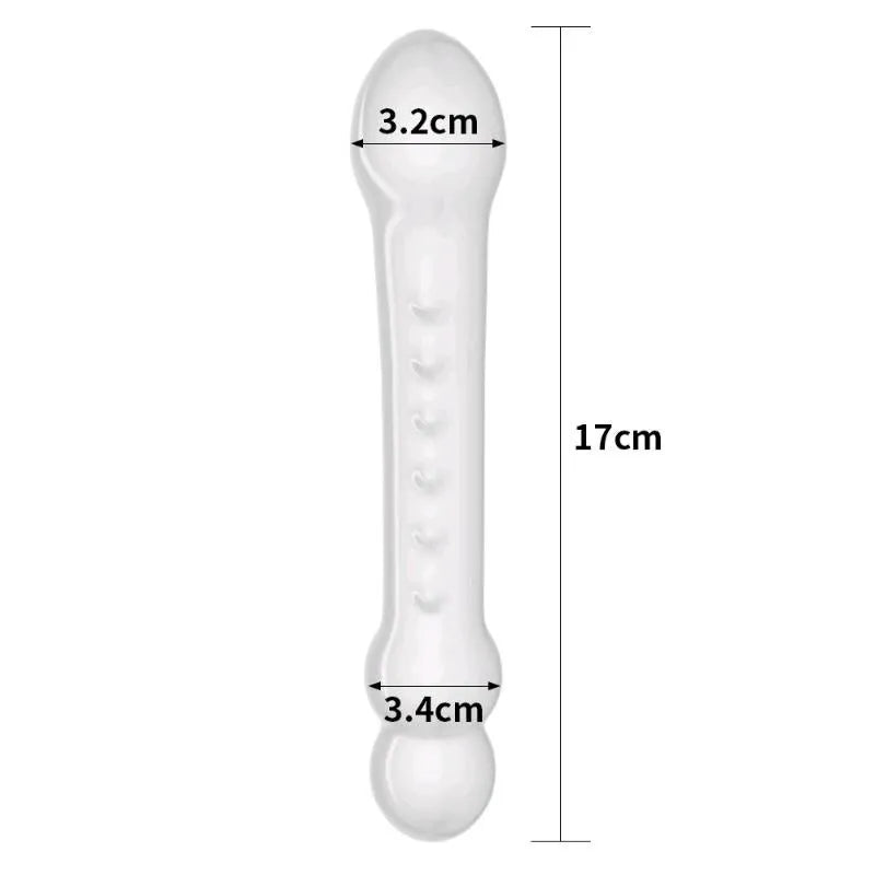 DILDO ROMANCE DE VIDRIO 7,3". LOVETOY - GS06