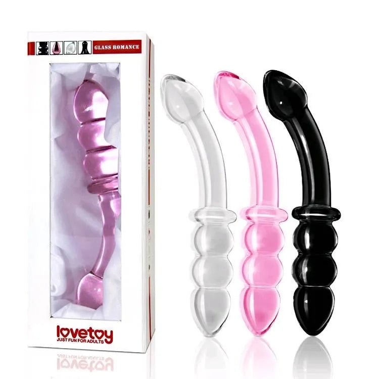 DILDO ROMANCE DE VIDRIO 7". LOVETOY - GS10