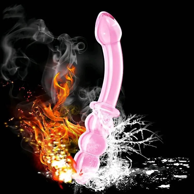 DILDO ROMANCE DE VIDRIO 7". LOVETOY - GS10