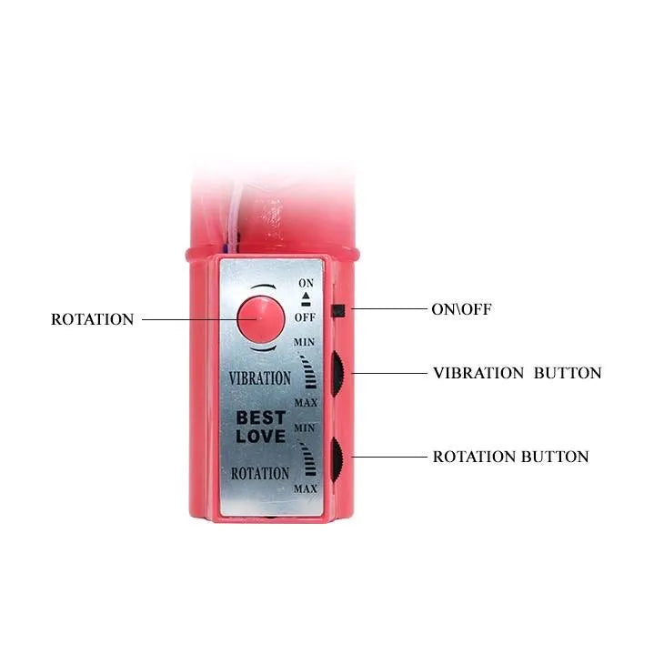 VIBRADOR Y ROTADOR CON MULTIVELOCIDAD. BAILE - BW-004101