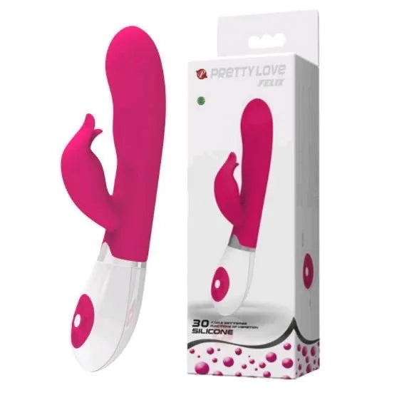 VIBRADOR FELIX CON 30 FRECUENCIAS. PRETTY LOVE - BI-014223