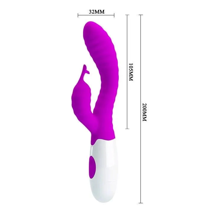 VIBRADOR HYMAN CON 30 FRECUENCIAS. PRETTY LOVE - BI-014705