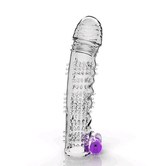 FUNDA ESTRIADA CON VIBRADOR PARA HOMBRE. DOCOO - RW001