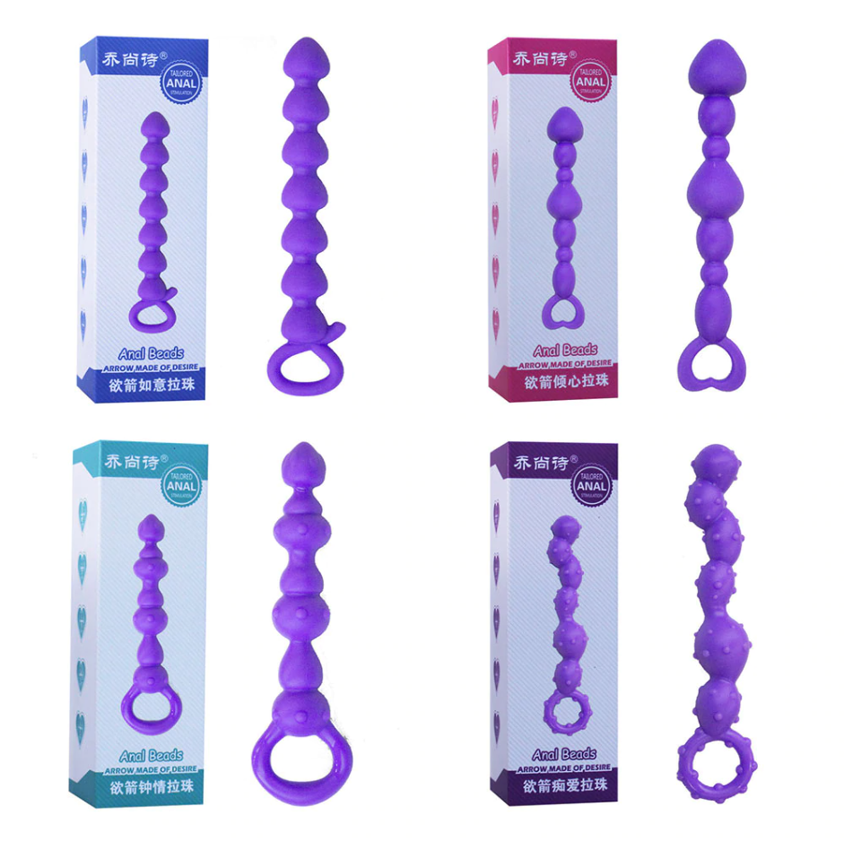 VARITAS ANAL DE SILICONA Y DISEÑOS SURTIDOS