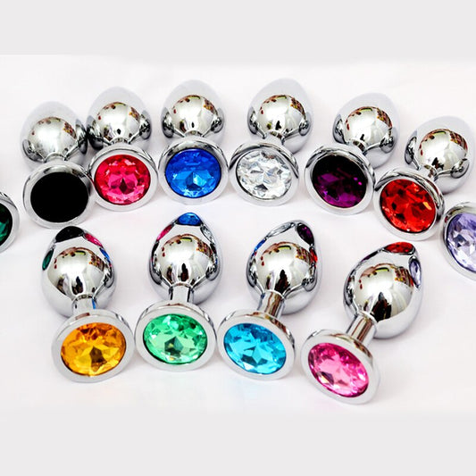 PLUG O JOYA ANAL METALICA EN TALLAS "S" "M"