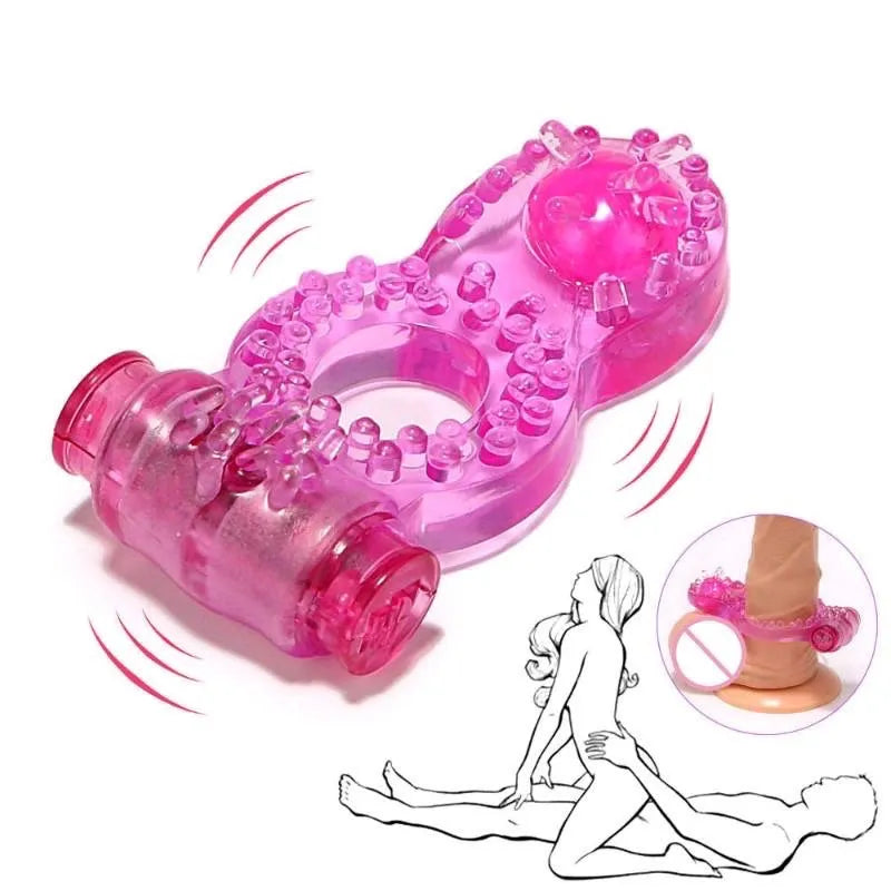 ANILLO VIBRADOR CON ESTIMULADOR