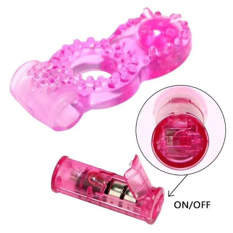 ANILLO VIBRADOR CON ESTIMULADOR