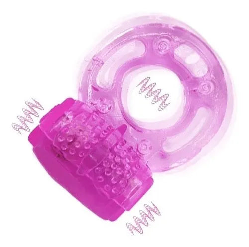 ANILLO VIBRADOR CON 1 INTENSIDAD DE VIBRACIÓN. DESECHABLE